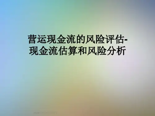 营运现金流的风险评估-现金流估算和风险分析