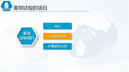 123.2药物鉴别的项目下