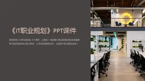 《IT职业规划》课件
