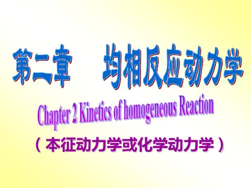 第二章均相反应动力学基础3