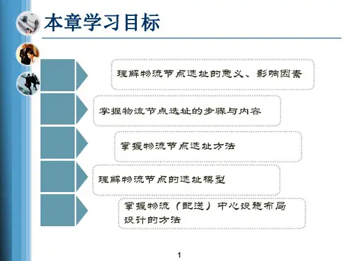 物流系统规划与设计PPT电子教案第5章物流结点选址与布局设计