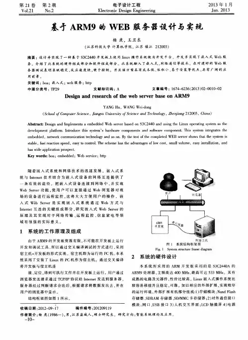 基才ARM9的WEB服务器设计与实现
