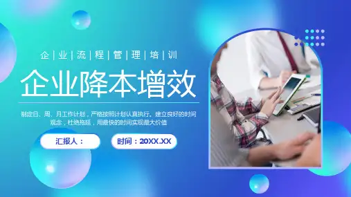 企业降本增效ppt课件(图文)