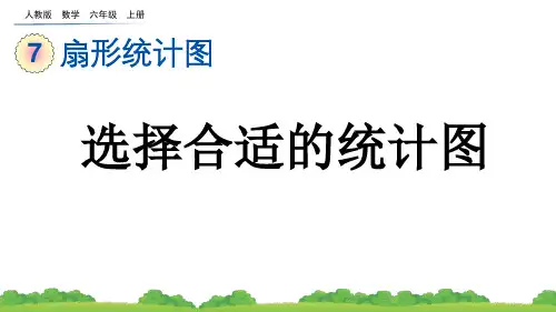 选择合适的统计图人教数学六年级上册PPT课件