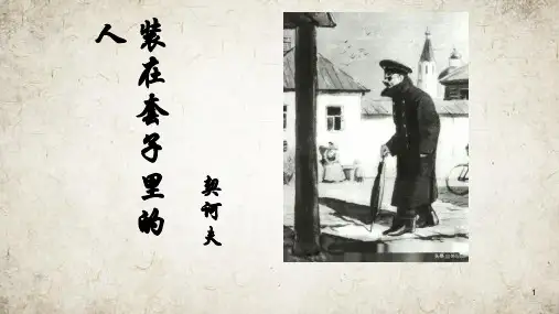 13.2《装在套子里的人》课件32张超好用的优秀公开课获奖课件统编版高中语文必修下册