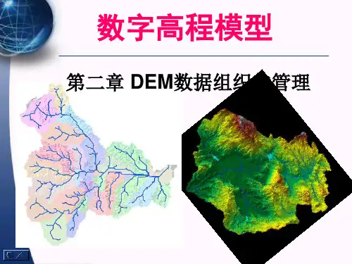 数字高程模型DEM数据组织与管理