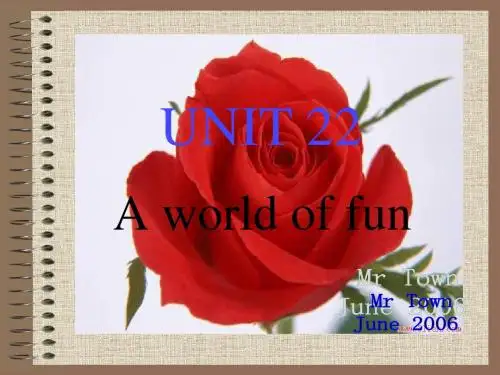 a world of fun unit 22