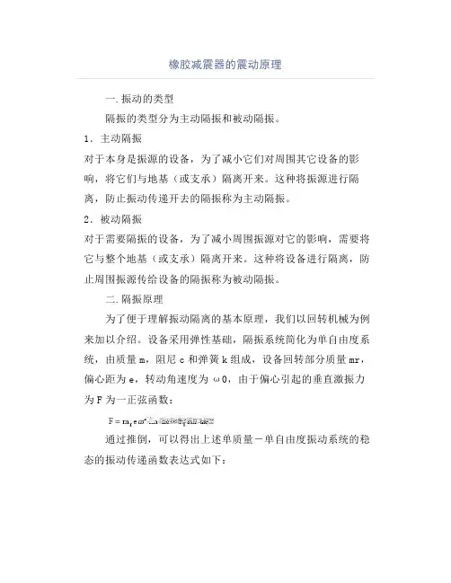 橡胶减震器的震动原理