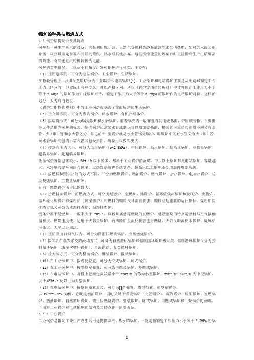 电站锅炉区分
