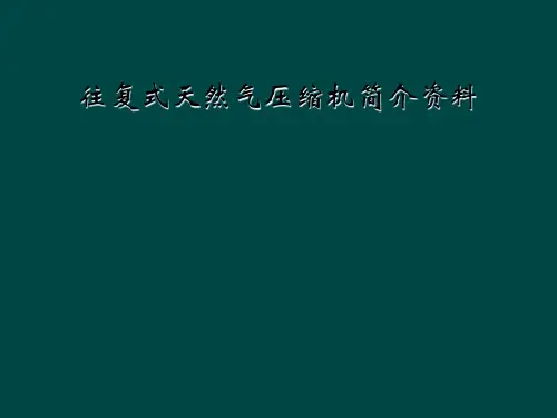 往复式天然气压缩机简介资料