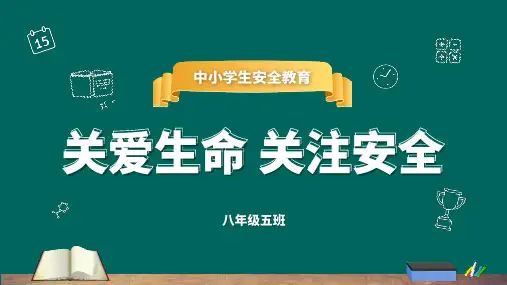 中小学安全教育PPT