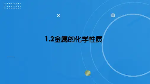 人教版(五四制)化学九年级全册同步教学  金属的化学性质 课件