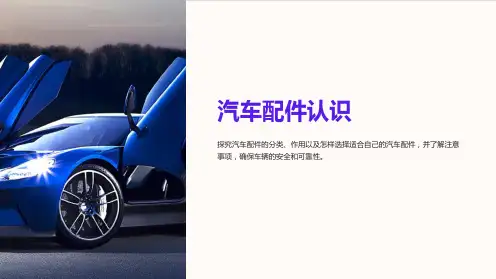 《汽车配件认识》课件