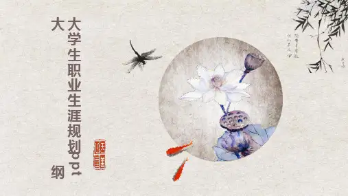 大学生职业生涯规划-精选