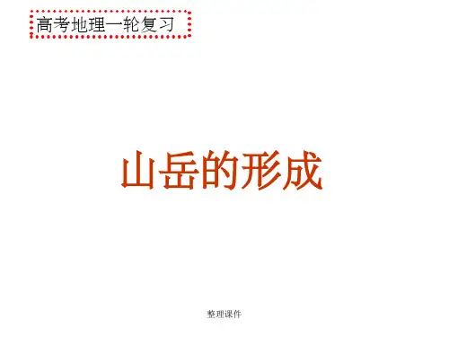山岳的形成--听