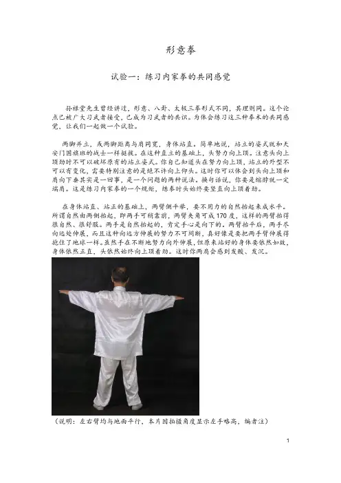 张烈老师讲武学试验