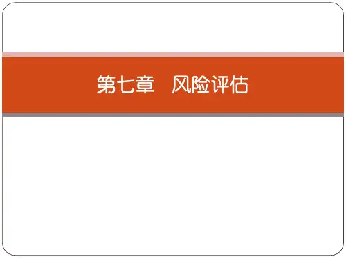 审计学-第7章风险评估