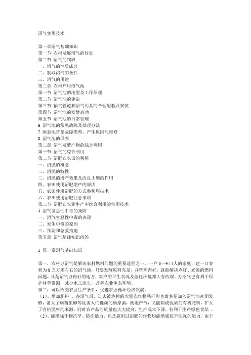 沼气技术