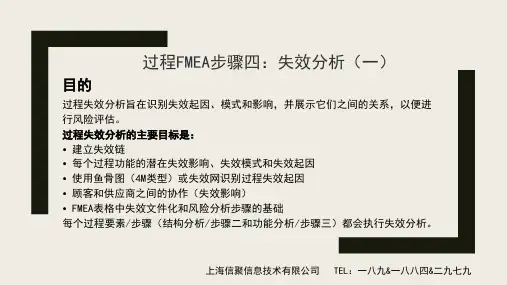 过程FMEA步骤四：失效分析(一)