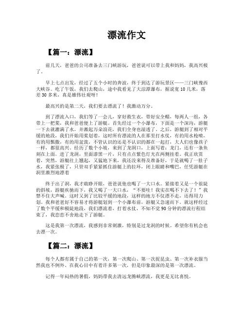 漂流作文-专业文档!