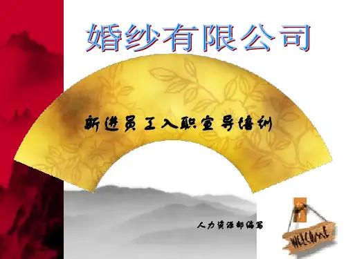 婚纱公司ppt
