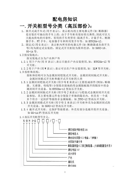 配电房知识
