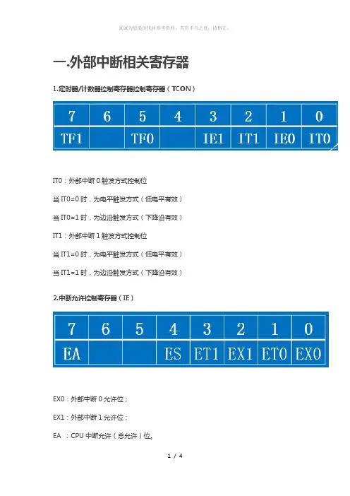51单片机外部中断详解
