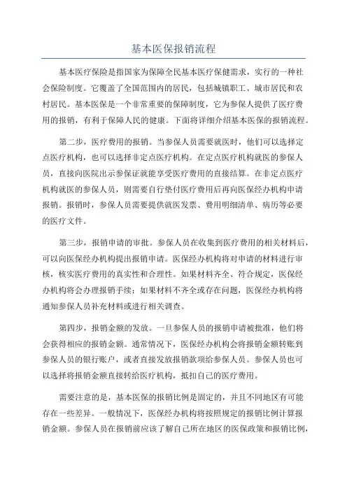 基本医保报销流程