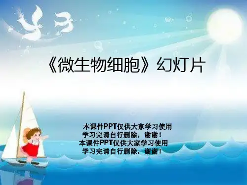《微生物细胞》幻灯片