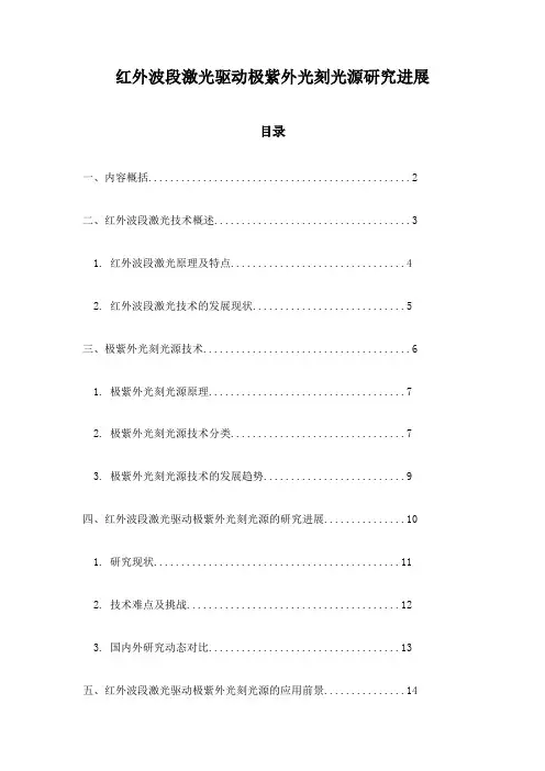 红外波段激光驱动极紫外光刻光源研究进展