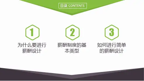 人力资源薪酬管理制度和设计教学课件PPT模板