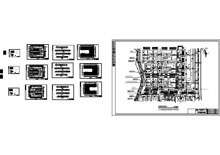 某钢结构厂房建筑设计施工图纸（全套）
