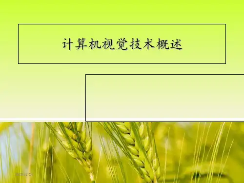 计算机视觉技术 ppt课件