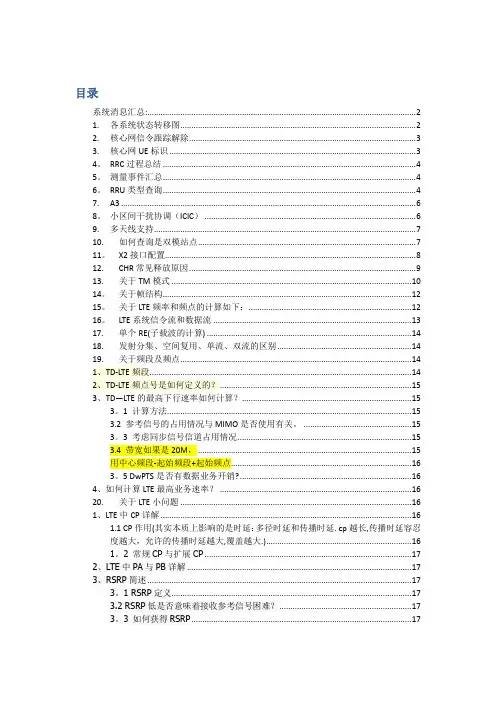 LTE基础知识汇总