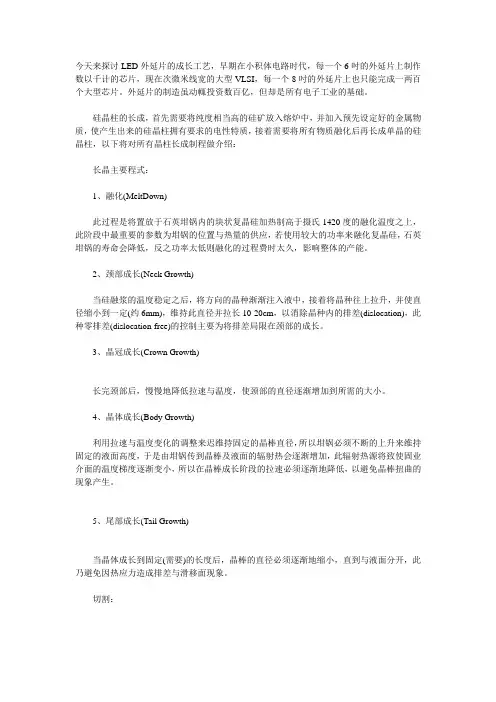 LED外延片(外延)的成长工艺