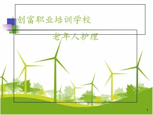 老年人护理PPT课件