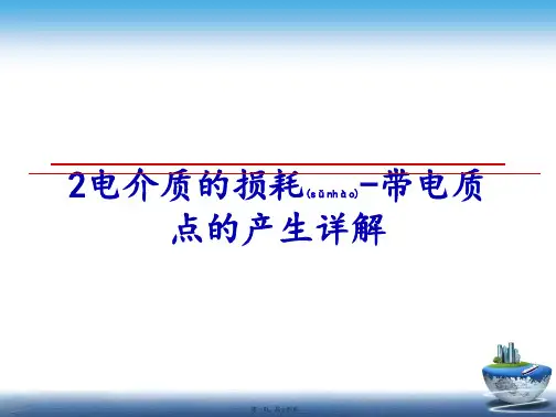 最新2电介质的损耗-带电质点的产生详解(共14张PPT)精品课件