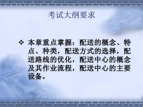 快递配送管理ppt图表模板课件
