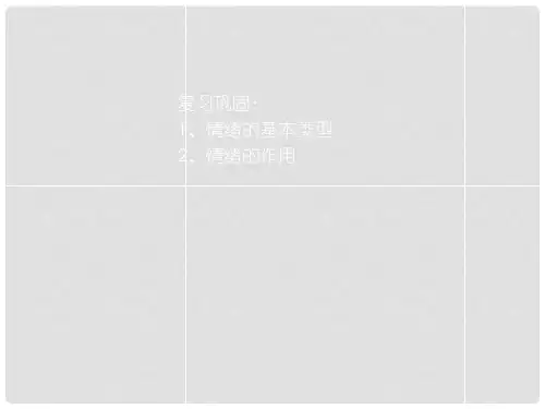 七年级政治上册 第六课 第二框 学会调控情绪课件 新人