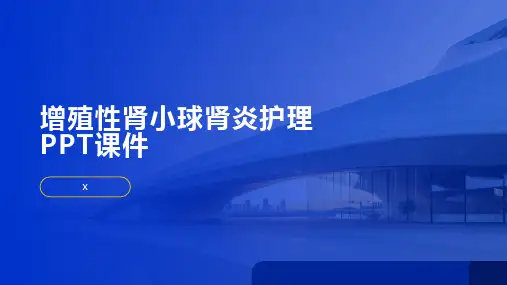增殖性肾小球肾炎护理PPT课件