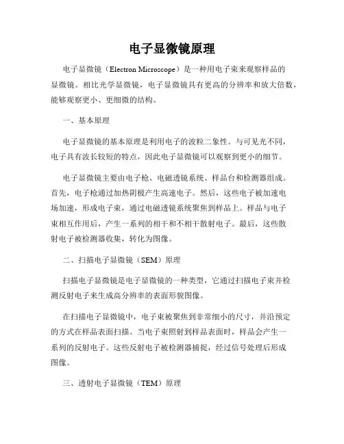 电子显微镜原理