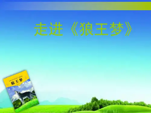 统编版六年级语文上册精品课件整本书阅读：狼王梦  (35张)