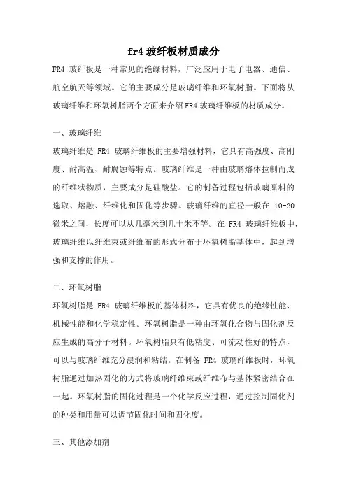 fr4玻纤板材质成分
