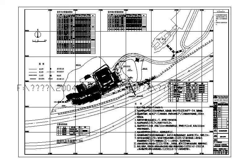 【CAD图纸】植物园民俗村规划设计施工图SS1(精美图例)