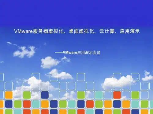 vmware产品客户介绍