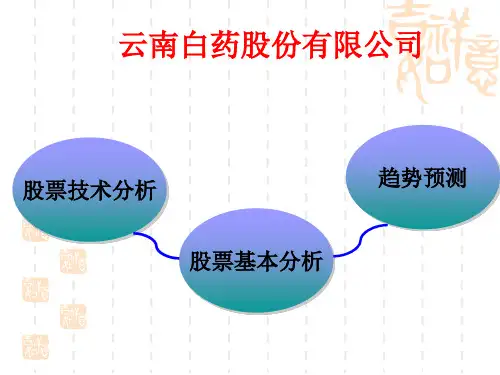 云南白药股票分析-PPT文档资料