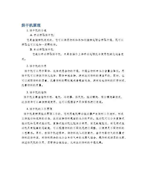 烘干机原理