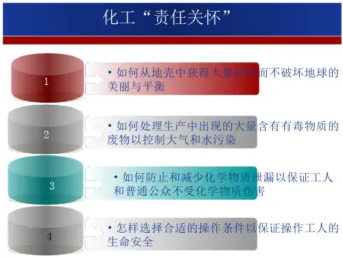 有机合成工职业技能培训 有机合成工职业技能培训 化工“责任关怀”