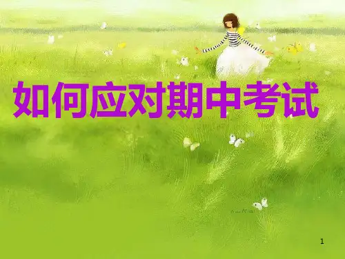 期中考试分析PPT课件