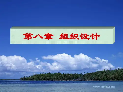 管理学第八章 组织设计